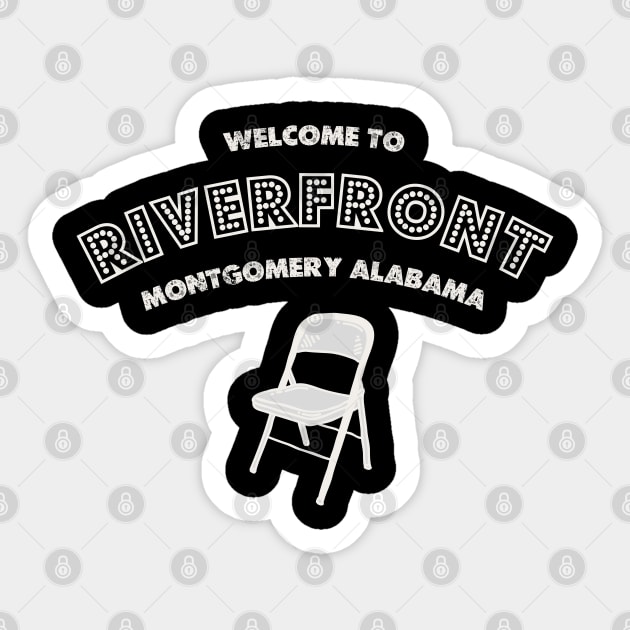 Alabama Riverfront Brawl Sticker by Teessential